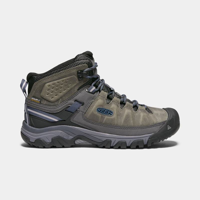 Keen Targhee III Waterproof Mid Mens Hiking Boots Olive/Black NZ Sale (0831-KHJBL)